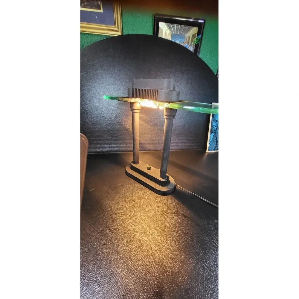 Vintage Robert Sonneman Desk Style Bankers Postmodern RARE 1980's UFO Style